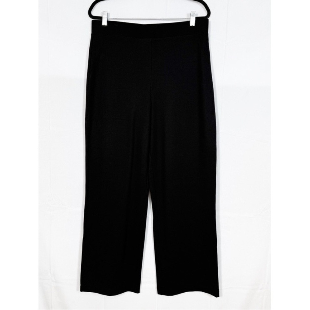 NWT⛱️Quince - Black Wide Leg Ponte Pants - XL - Picture 5 of 11